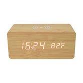 HM-W-10 Digital Alarm Clock With Wireless Charger